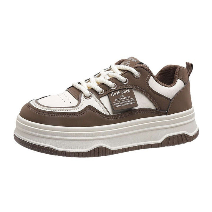 Damen Sneakers im sportlich-eleganten Design mit hoher Sohle Drune