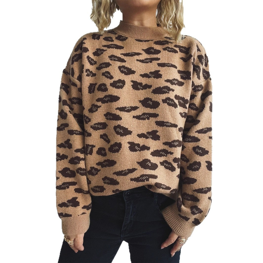 Damen Grobstrickpullover mit modernem Muster und lässigem Schnitt Drune