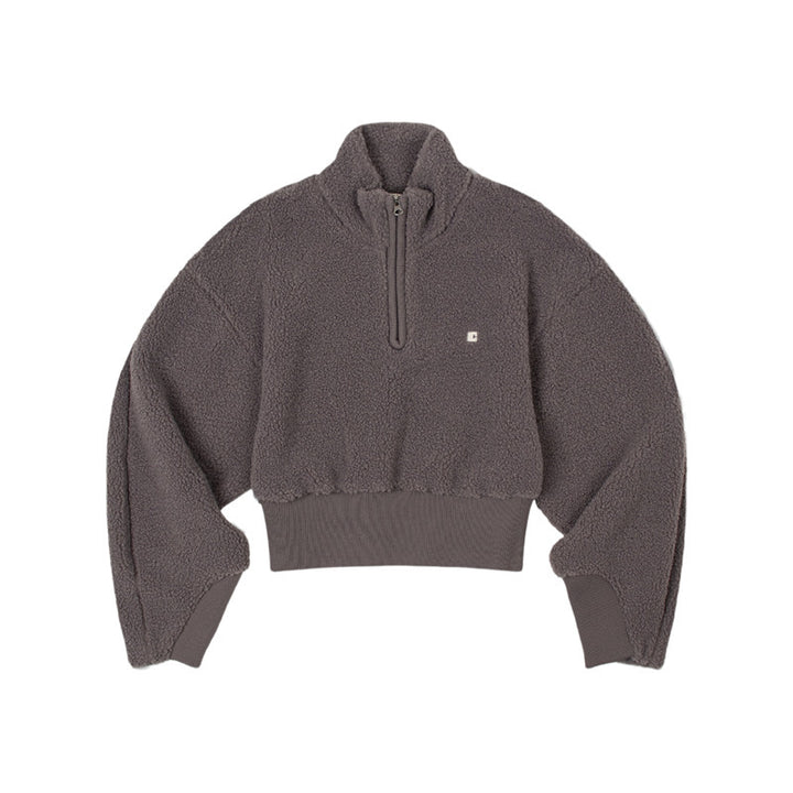 Damen kuscheliger halbgeschlossener Pullover Drune