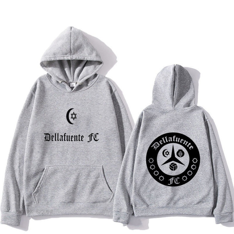Damen Kapuzenpullover mit künstlerischem Motiv und bequemer Passform Drune