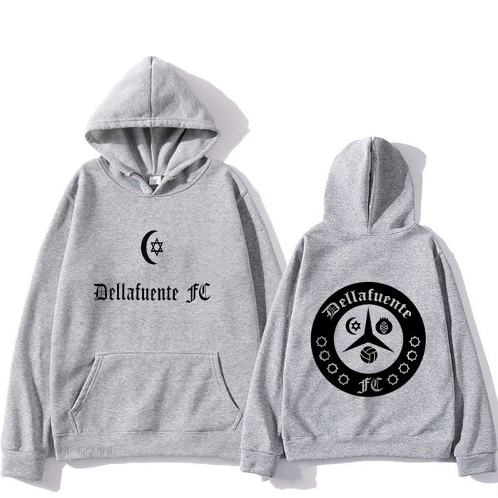 Damen Kapuzenpullover mit künstlerischem Motiv und bequemer Passform Drune