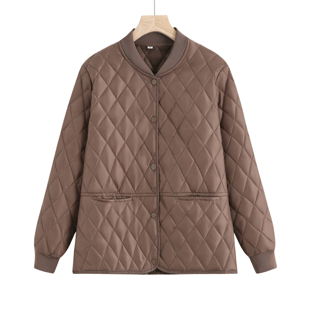 Damen gesteppte Übergangsjacke mit praktischen Taschen und modernem Schnitt Drune