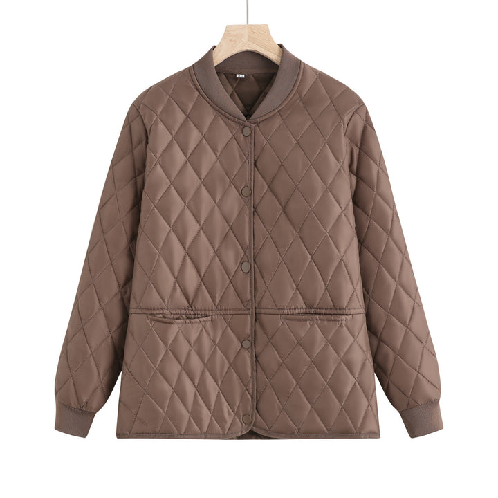 Damen gesteppte Übergangsjacke mit praktischen Taschen und modernem Schnitt Drune