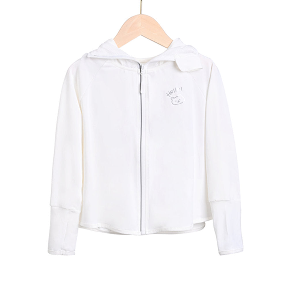 Damen Sportliche Kapuzenjacke Drune