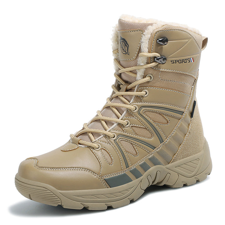 Damen Wasserdichte Winter-Trekkingstiefel mit isolierendem Futter und rutschfester Sohle Drune