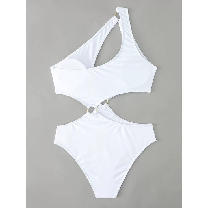 Damen Cut-Out Badeanzug mit modischem Ringdetail und figurformendem Schnitt Drune