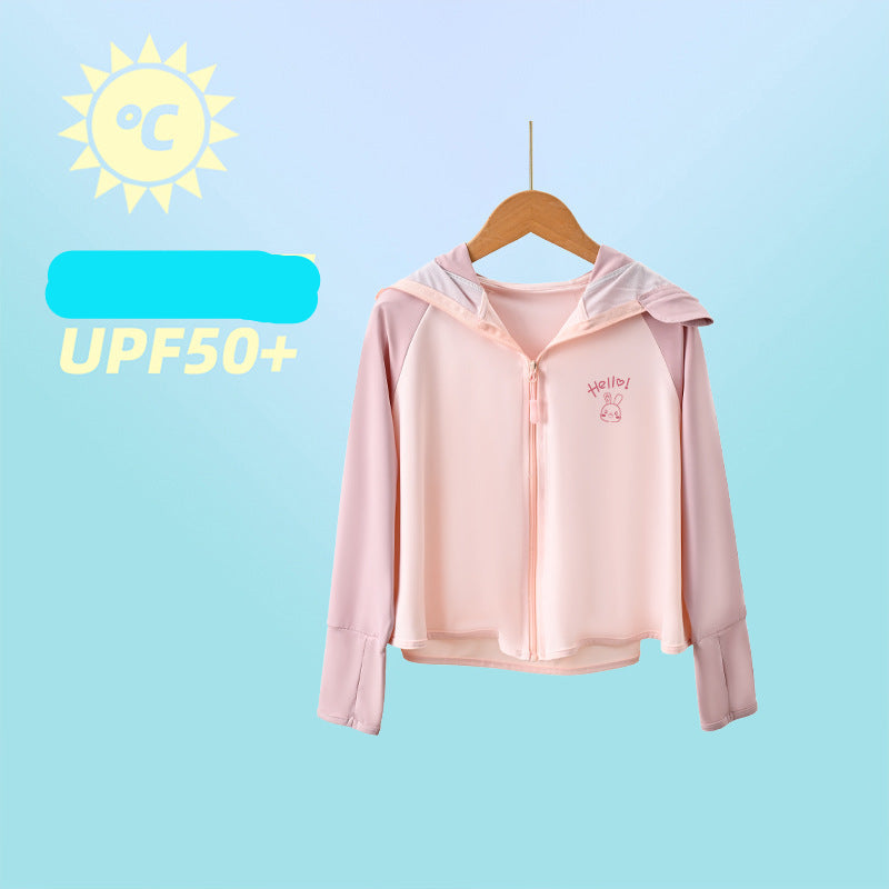 Mädchen funktionale UV-Schutzjacke mit Kapuze Drune