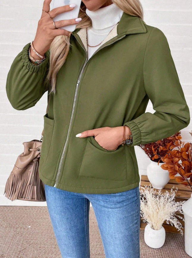 Damen Freizeitjacke mit Frontreißverschluss und praktischen Taschen Drune