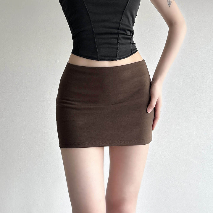 Damen Bequemer Minirock Drune