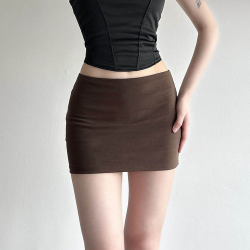 Damen Bequemer Minirock Drune