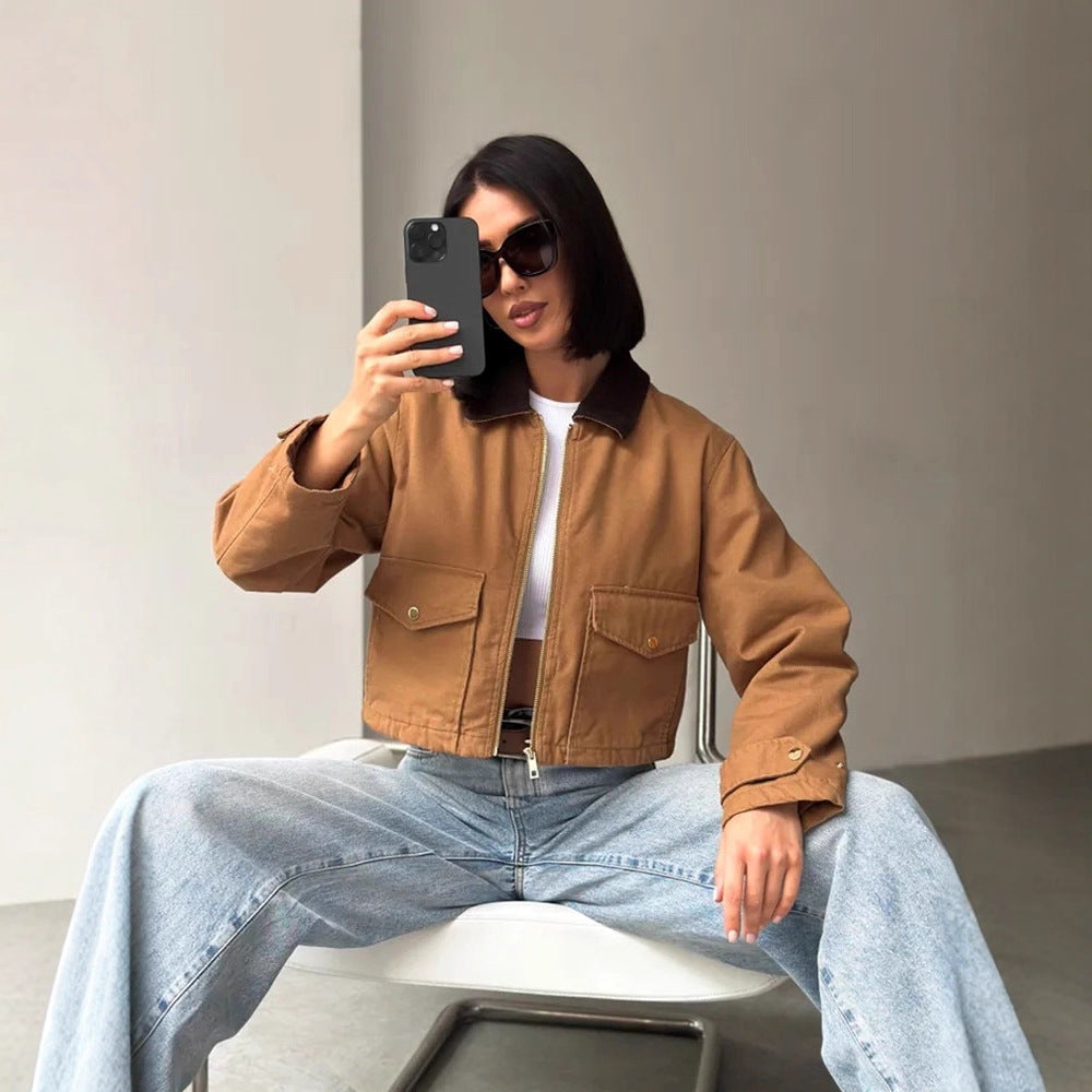 Damen Übergangsjacke mit modernem Schnitt Drune
