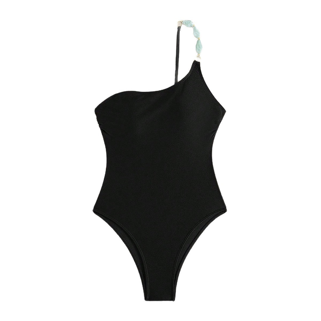 Damen Eleganter Schwimmanzug mit schmalen Trägern und figurschmeichelndem Schnitt Drune