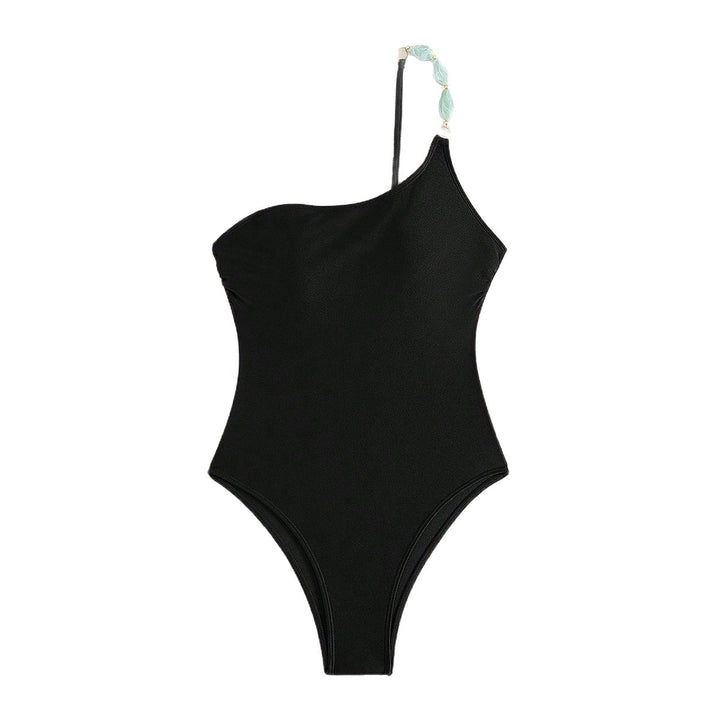 Damen Eleganter Schwimmanzug mit schmalen Trägern und figurschmeichelndem Schnitt Drune
