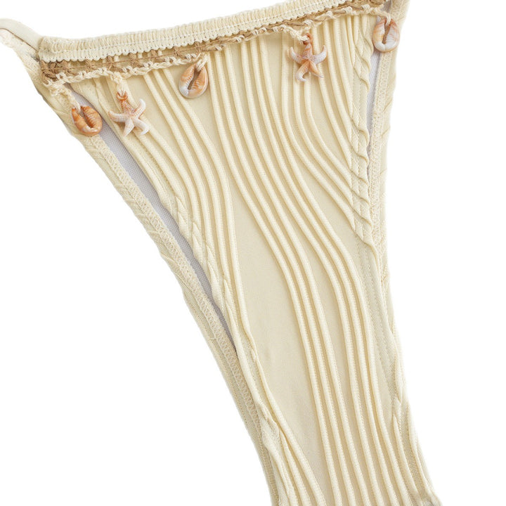 Damen Triangel-Bikini mit Raffinierten Schmuckdetails Drune