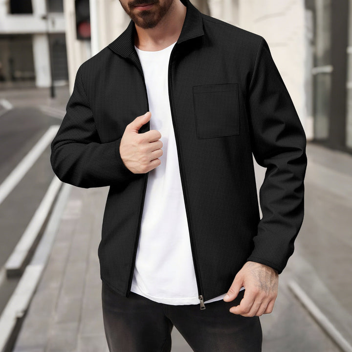 Herren modische Jacke mit strukturiertem Design Drune