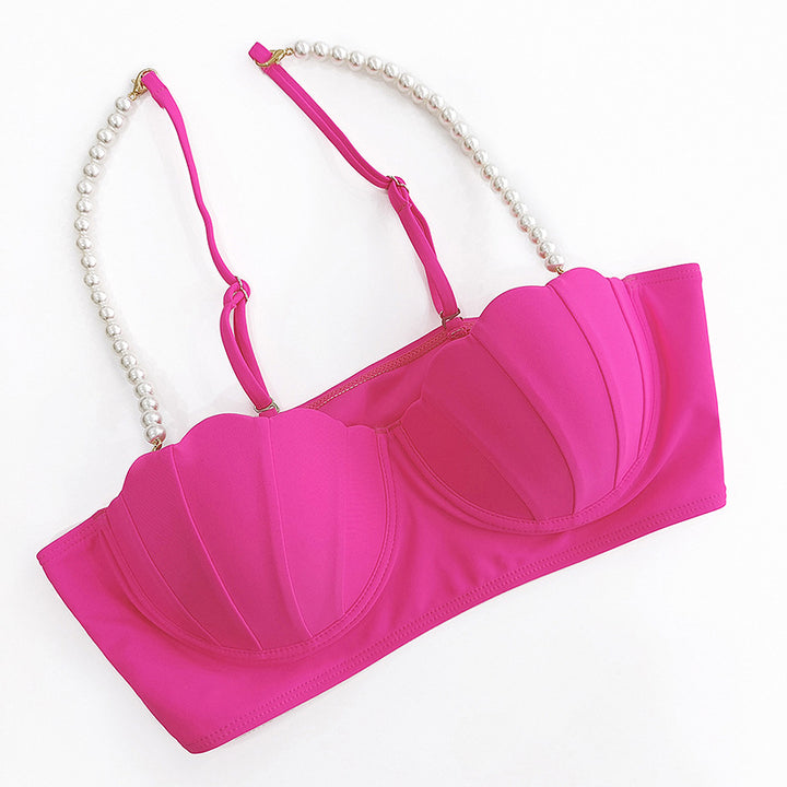 Damen Bikini-Set mit elegantem Bustier und modischem Rock Drune