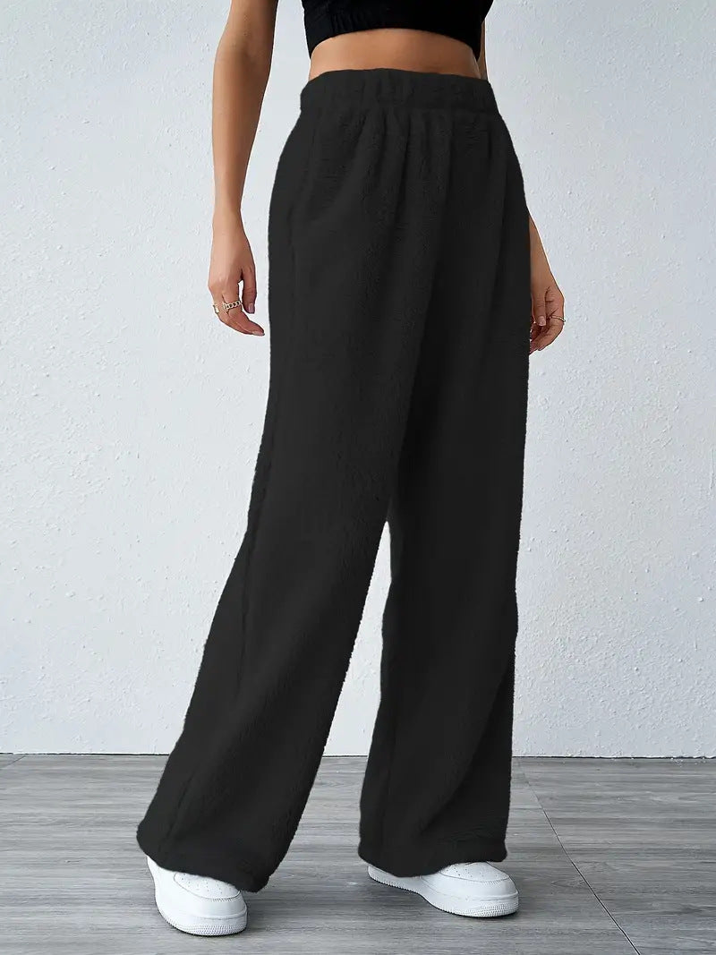 Damen Flauschige Relax-Hose Drune