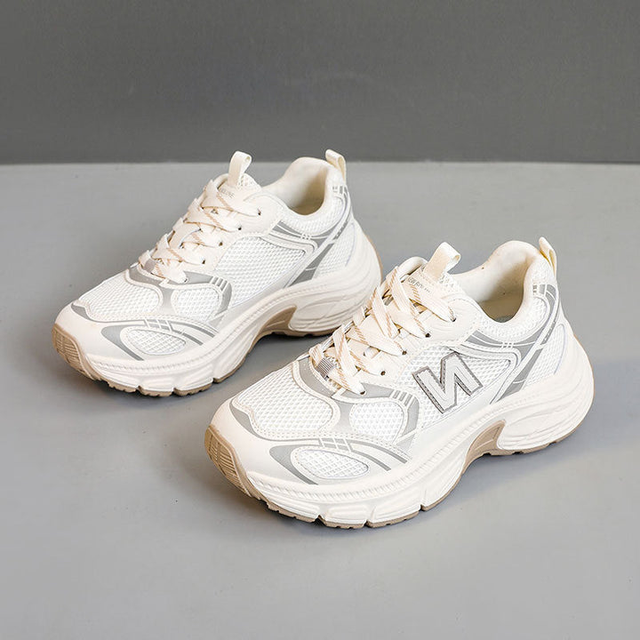 Damen Sportliche Laufschuhe mit atmungsaktivem Mesh-Obermaterial und dämpfender Sohle Drune
