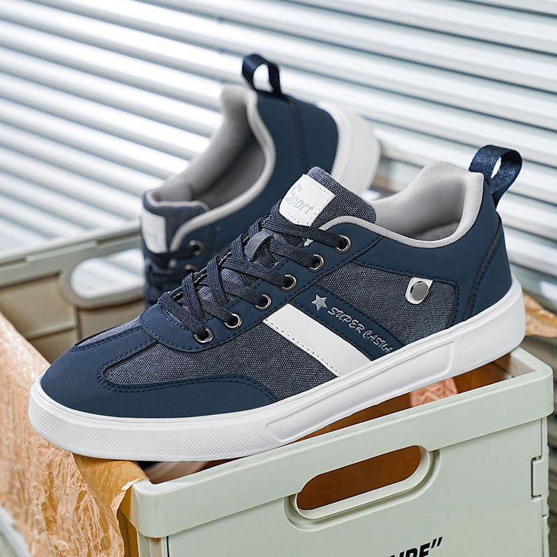 Herren nan urbaner Canvas- und Kunstleder-Sneaker mit gepolstertem Einstieg und profilierter Gummisohle Drune