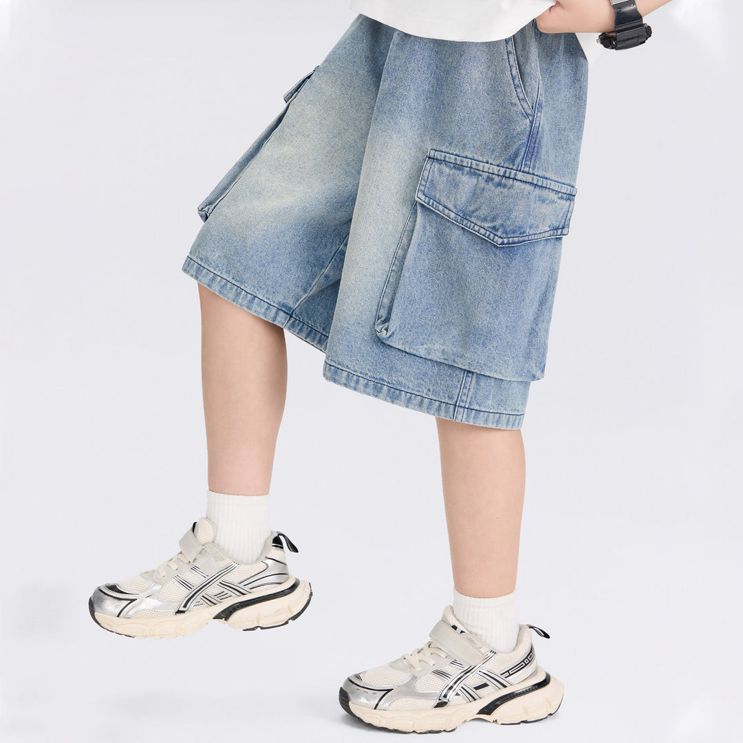 Jungen lässige Cargo-Shorts mit praktischen Seitentaschen Drune