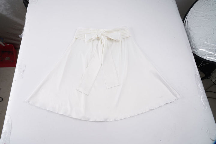Damen Eleganter Sommerrock mit Schmuckbund Drune