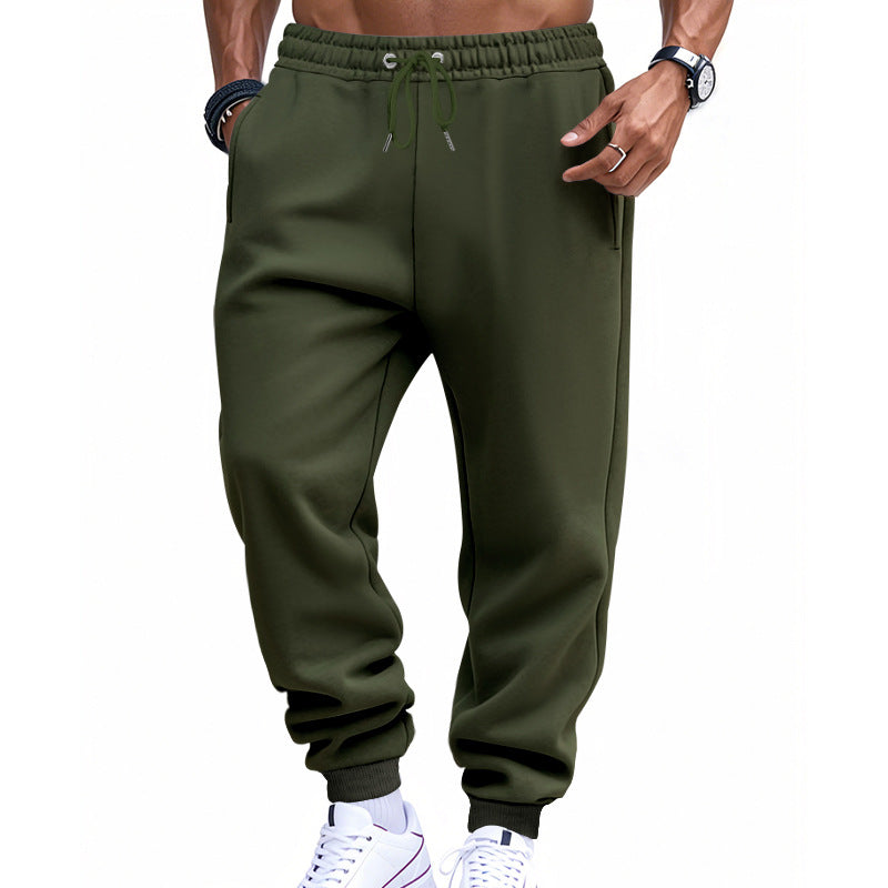 Herren modische Jogginghose mit elastischem Bund und seitlichen Taschen Drune