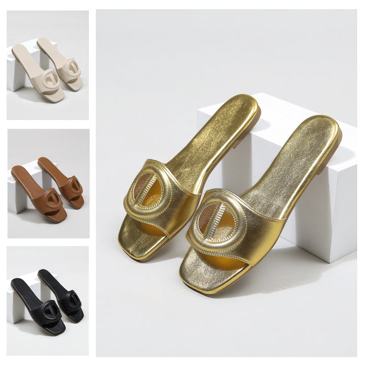 Damen Schlappen im minimalistischen Design Drune