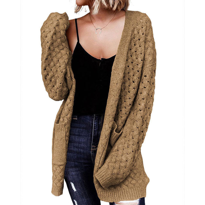 Damen Strickjacke mit strukturiertem Muster und praktischen Taschen Drune