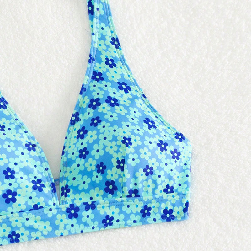 Damen Modischer Bikini mit hochgeschnittenem Slip Drune