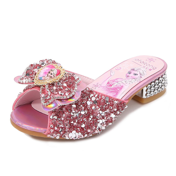 Damen Glitzernde Hausschuhe Drune