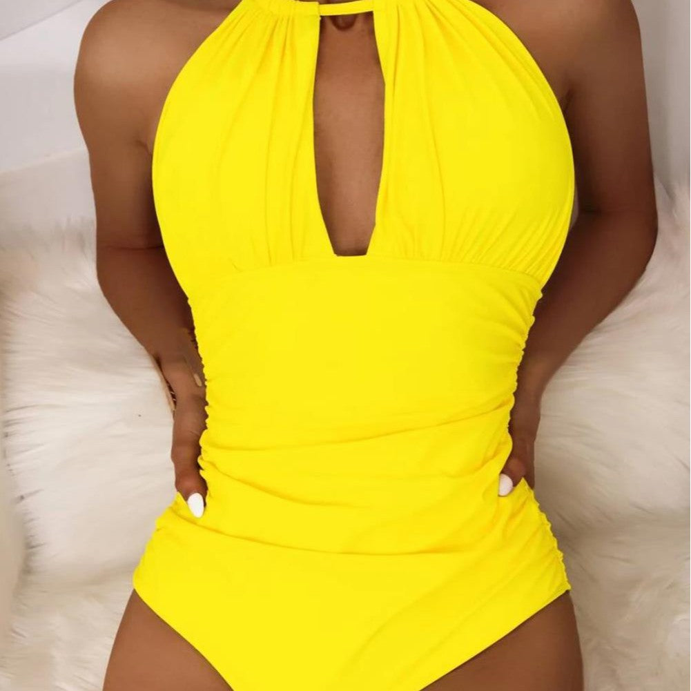 Damen Badeanzug mit schickem Halterneck-Design Drune