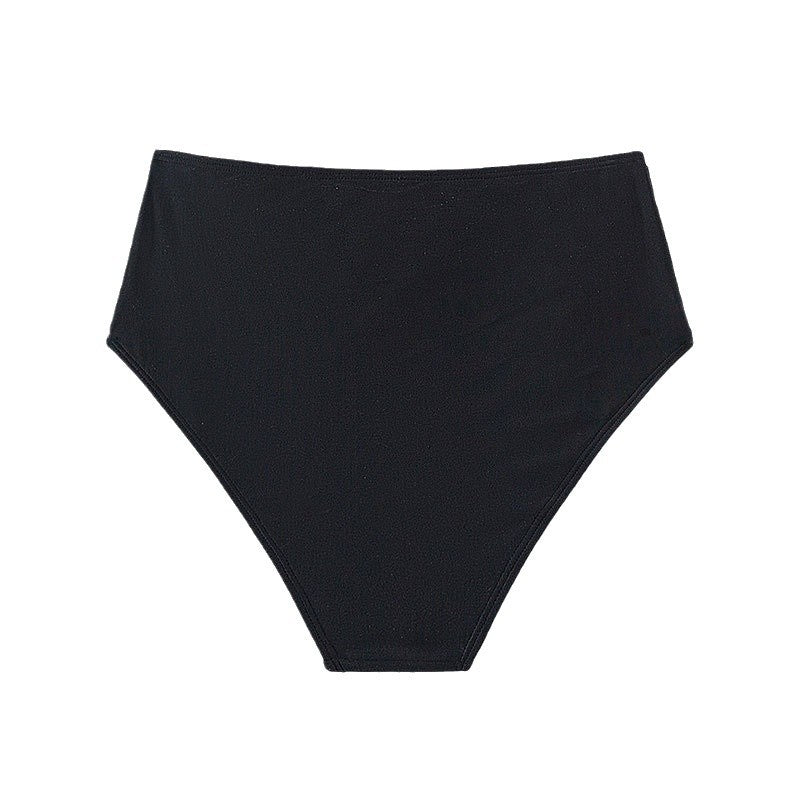 Damen Hochgeschnittener Bikini-Slip mit dekorativem Gürteldetail Drune