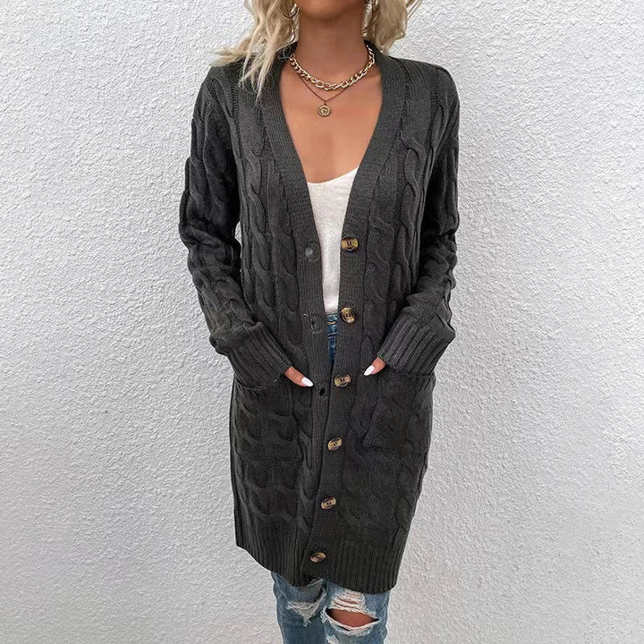 Drune | Klassische und Bequeme Allgemeine Strickjacke
