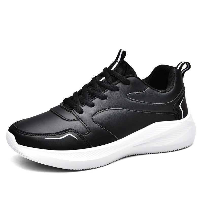 Unisex nan minimalistischer Kunstleder-Sneaker mit ergonomischer EVA-Zwischensohle und Zuglasche Drune