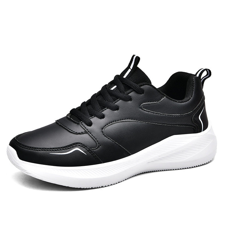 Unisex nan minimalistischer Kunstleder-Sneaker mit ergonomischer EVA-Zwischensohle und Zuglasche Drune