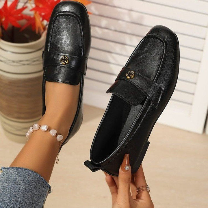 Damen Mokassins mit elegantem Goldakzent und weichem Fußbett Drune