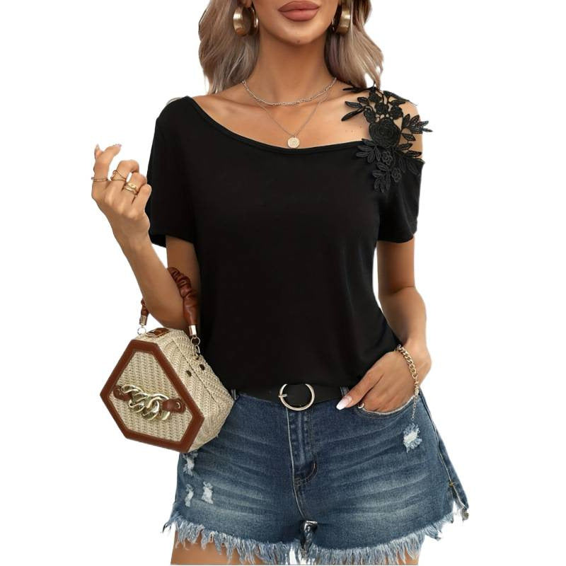 Damen Oberteil mit verspieltem floralen Design Drune