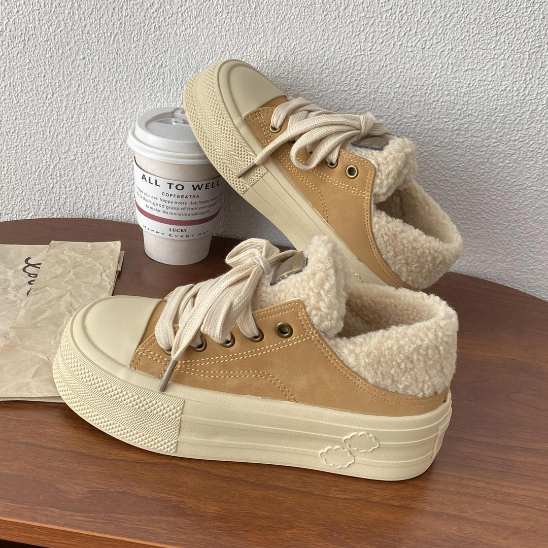 Damen Bequeme Sneakers mit kuscheligem Innenfutter und strapazierfähiger Sohle Drune
