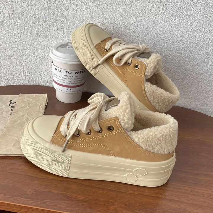Damen Bequeme Sneakers mit kuscheligem Innenfutter und strapazierfähiger Sohle Drune
