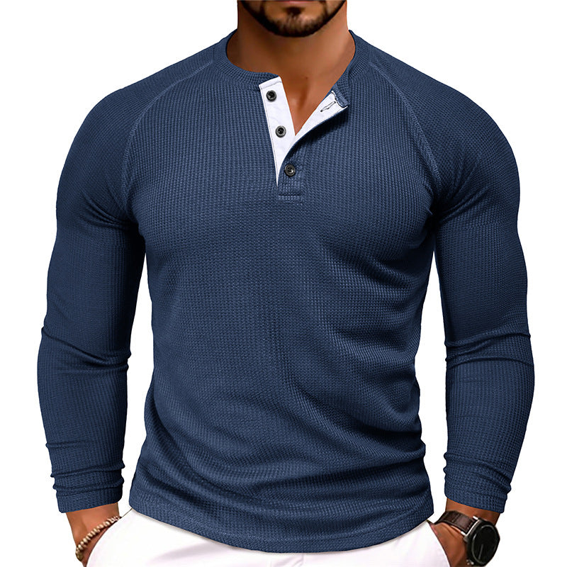 Herren Langarmhemd Drune