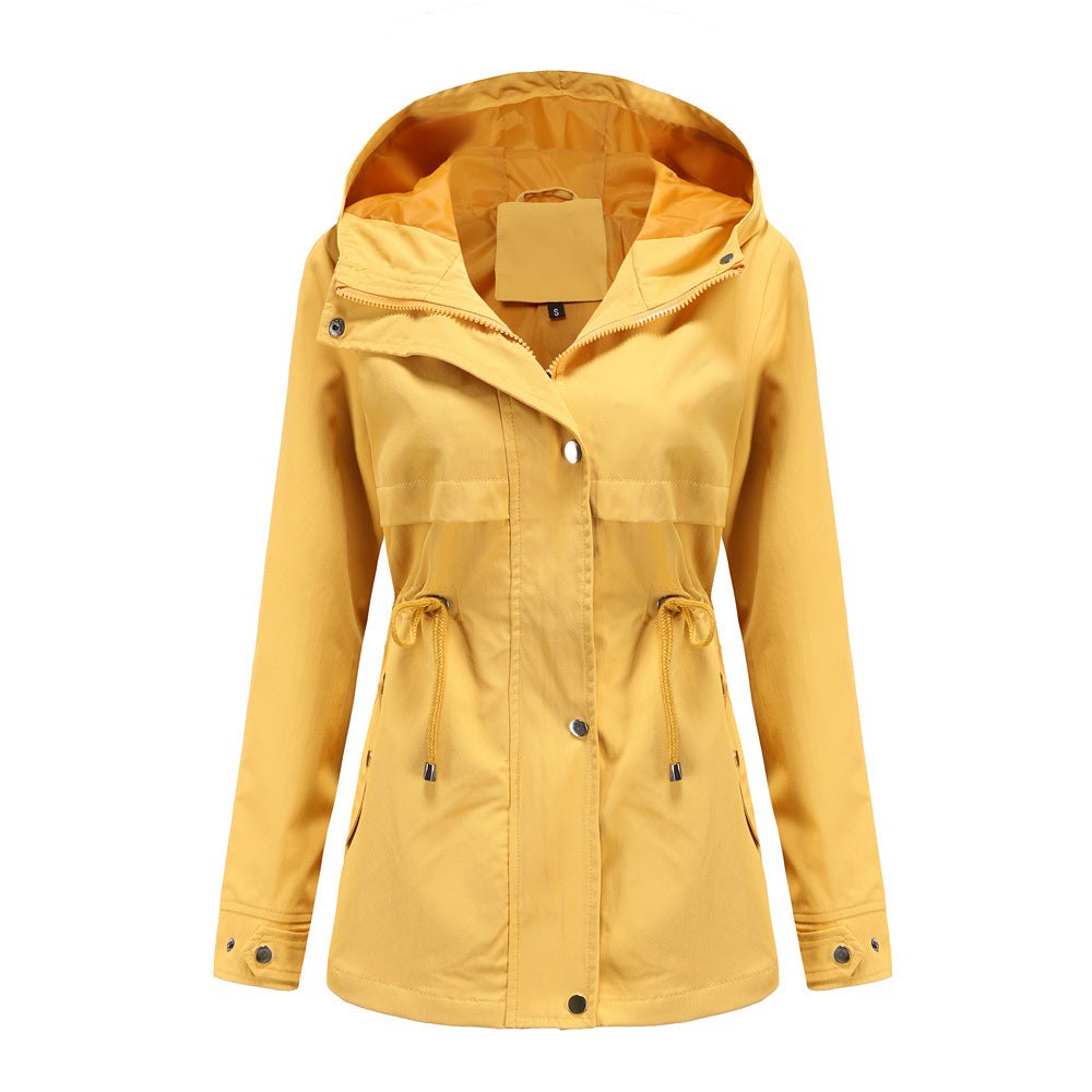Damen funktionale Übergangsjacke mit verstellbarem Taillenbündchen Drune