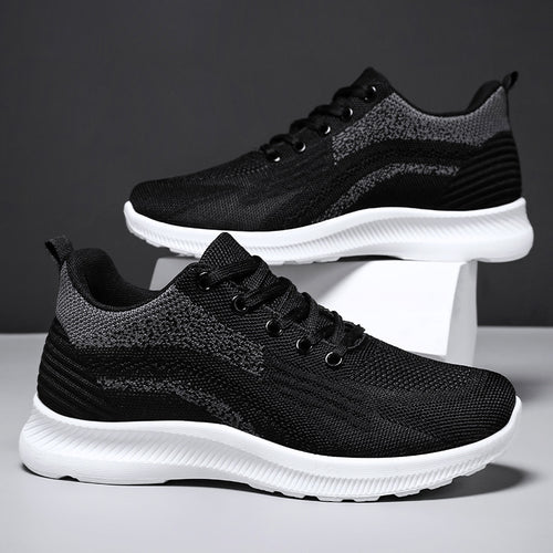 Herren nan leichter Strick-Sneaker mit sockenähnlichem Schaft, nahtlosem Obermaterial und reaktiver EVA-Dämpfung Drune
