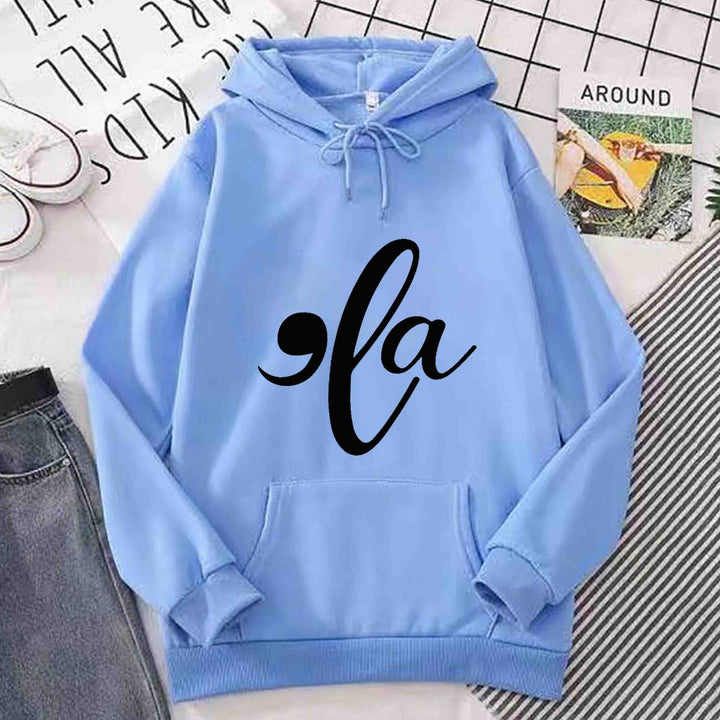 Damen Kapuzenpullover mit kreativem Grafikdesign Drune