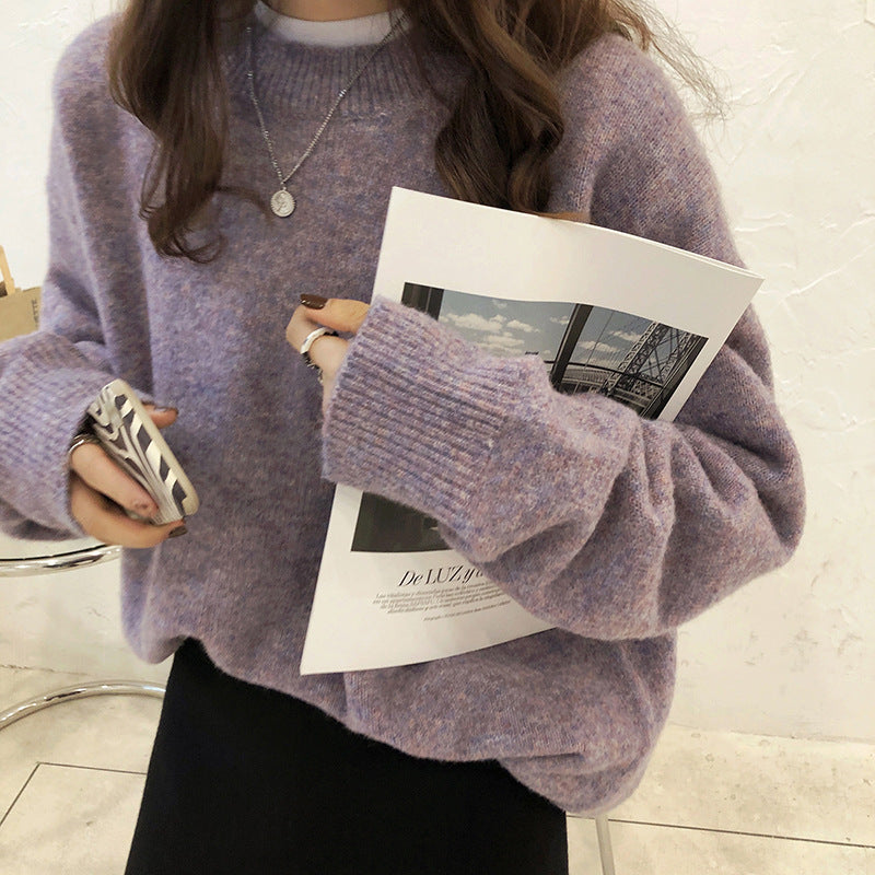 Damen Oversized Strickpullover Drune