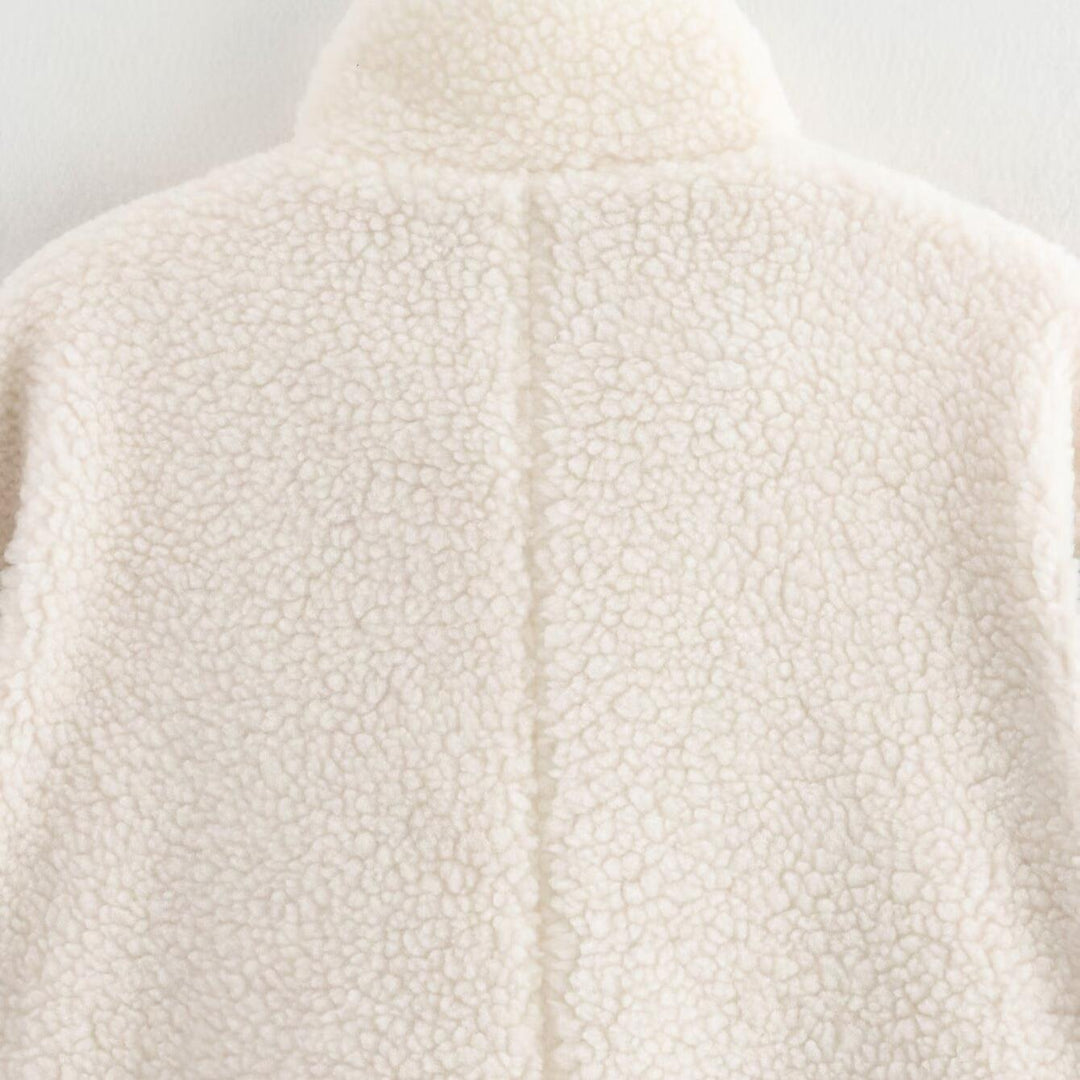 Damen fleecegefütterte Übergangsjacke mit hohem Kragen und praktischen Taschen Drune