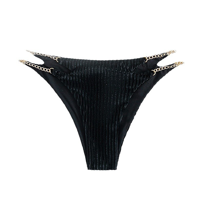 Damen Hoch tailliertes Bikinis mit modischem Cut-Out Drune