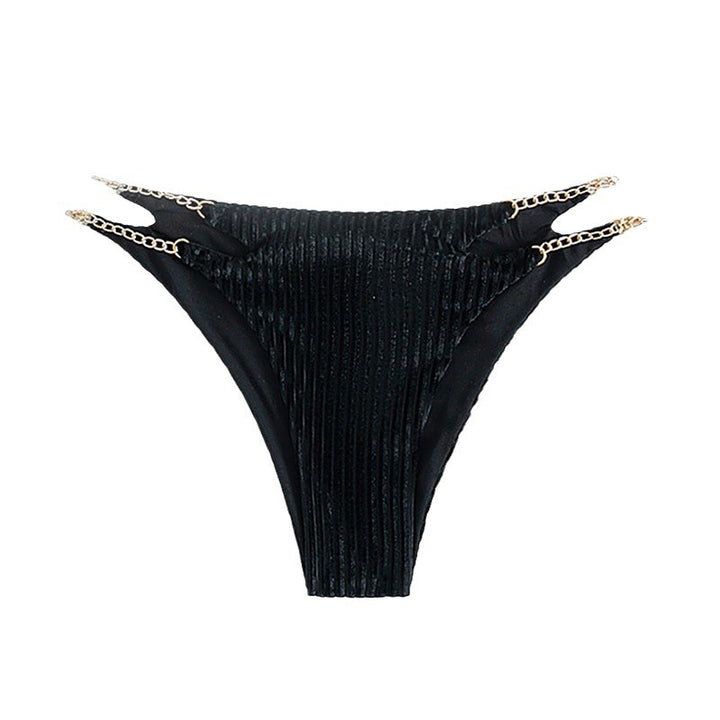 Damen Hoch tailliertes Bikinis mit modischem Cut-Out Drune