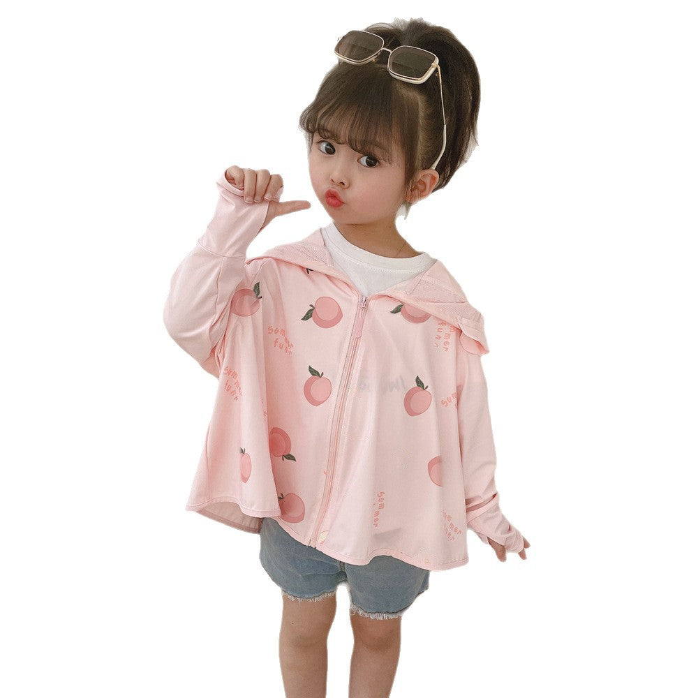 Jungen funktionale UV-Schutzjacke mit Kapuze Drune