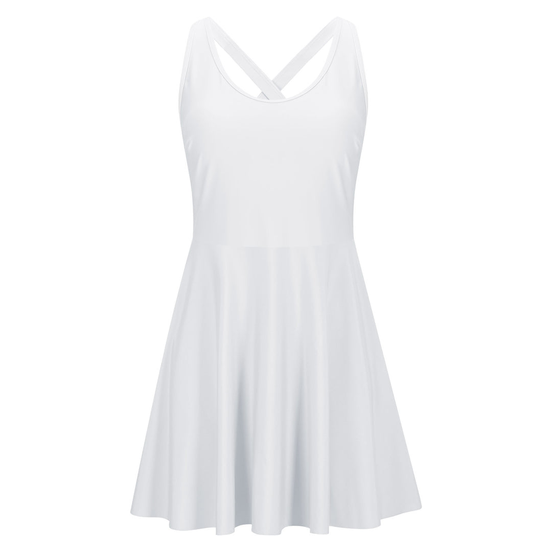 Damen Sportliches Schwimmkleid Drune