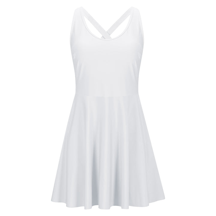 Damen Sportliches Schwimmkleid Drune